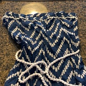 Mud pie strapless coverup